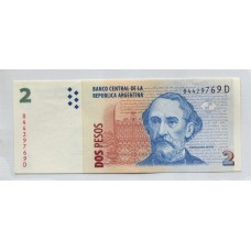 ARGENTINA COL. 757a BILLETE DE $ 2 SIN CIRCULAR UNC